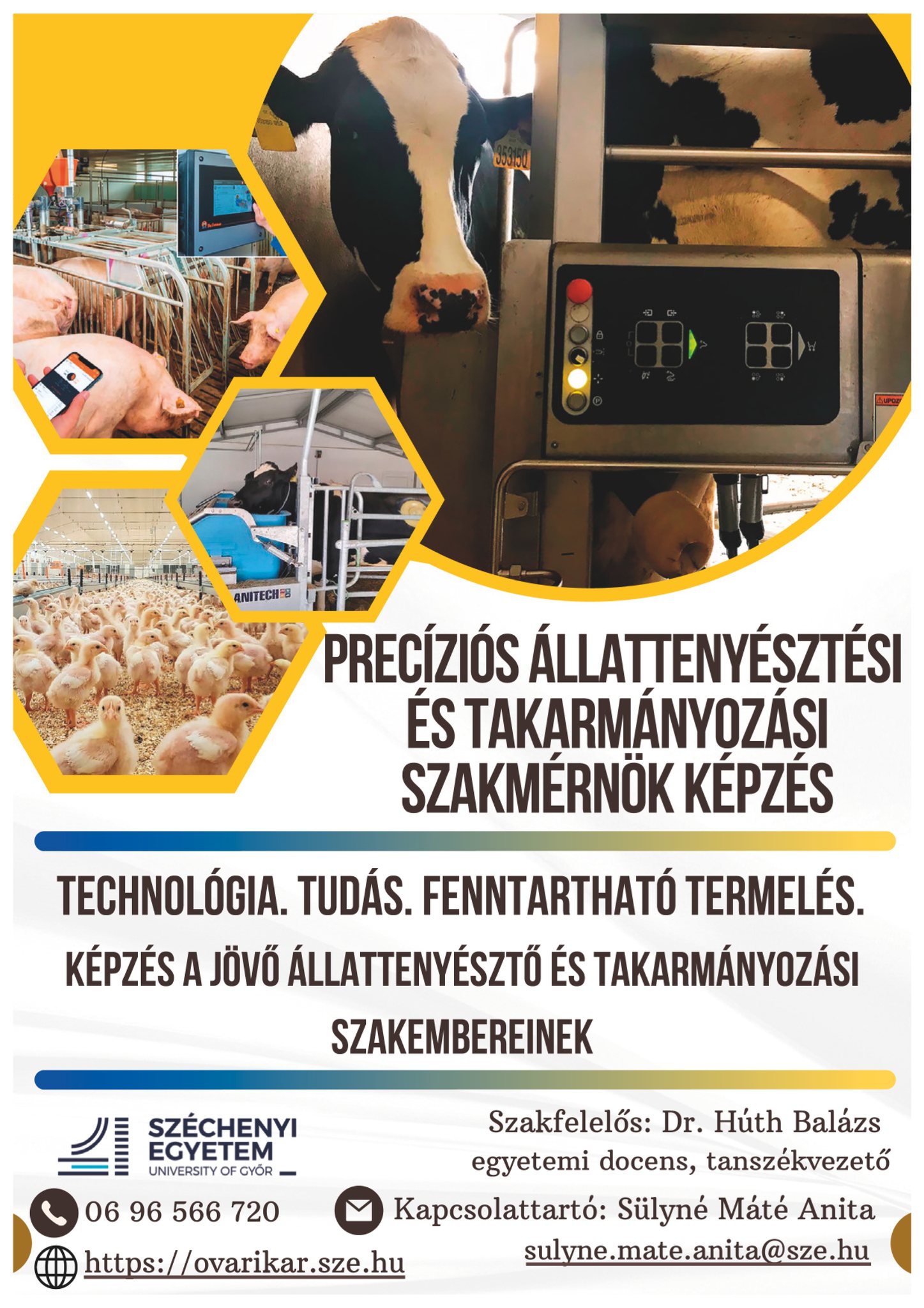 Precíziós állattenyésztési és takarmányozási szakmérnök képzés indul